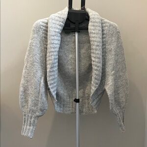 VENUS Light Gray Women's Shrug Sweater - Size XSmall
